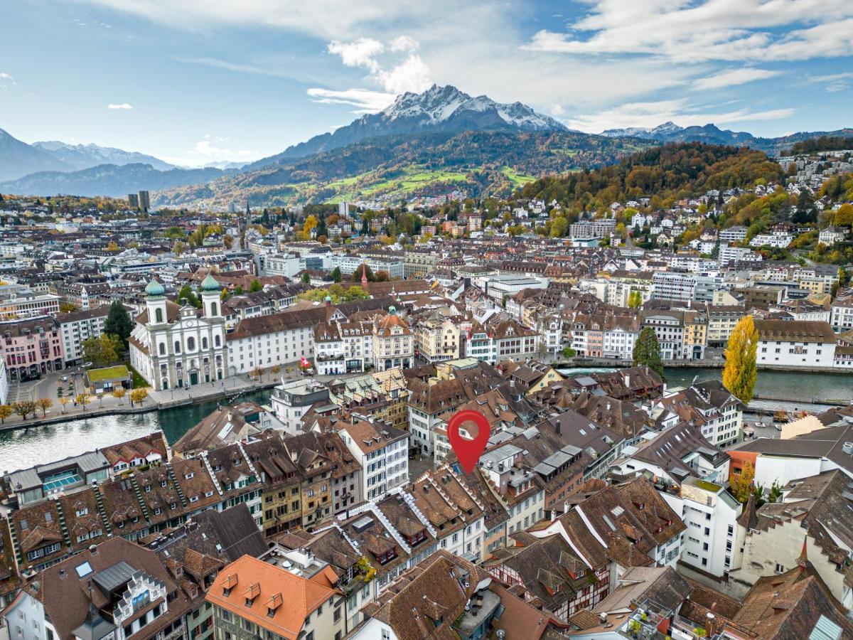 A&Y Oldtown Penthouse Loft Luzern Leilighet Eksteriør bilde