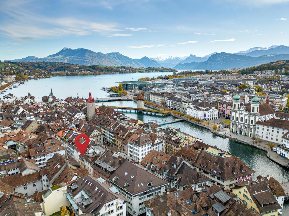 A&Y Oldtown Penthouse Loft Luzern Leilighet Eksteriør bilde